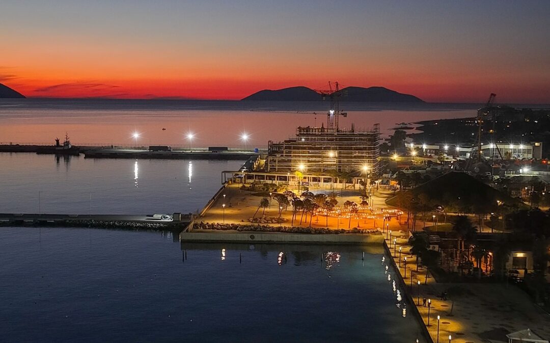Vlora Marina’s progress, construction works for the first residential units will be completed in 2027