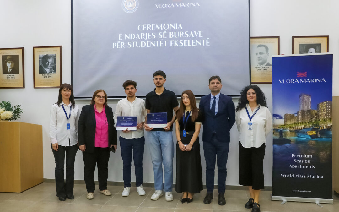 Vlora Marina supports outstanding students of “Ismail Qemali” University with scholarships