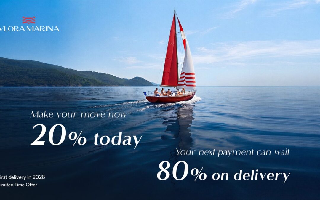 20% Now, 80% on delivery: How buying at Vlora Marina works before completion